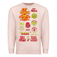 Pale Pink america, concert, europe, morgue, world,nying, sosmula, city, rap, cit Premium Sweatshirt - linhVisuals