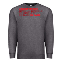 Charcoal Heather logocnsmdp conservatoire de paris Premium Sweatshirt - linhVisuals