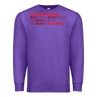 Purple logocnsmdp conservatoire de paris Premium Sweatshirt - linhVisuals