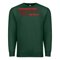Sports Green logocnsmdp conservatoire de paris Premium Sweatshirt - linhVisuals