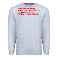 Heather Grey logocnsmdp conservatoire de paris Premium Sweatshirt - linhVisuals