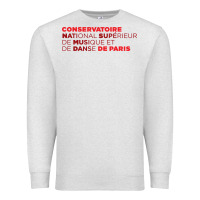 Oatmeal Heather logocnsmdp conservatoire de paris Premium Sweatshirt - linhVisuals