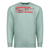 Seafoam logocnsmdp conservatoire de paris Premium Sweatshirt - linhVisuals
