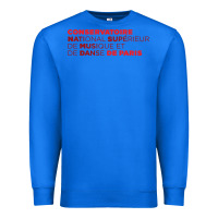 True Royal logocnsmdp conservatoire de paris Premium Sweatshirt - linhVisuals