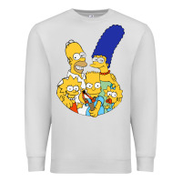 Dove Grey simpson Premium Sweatshirt - linhVisuals