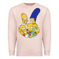 Pale Pink simpson Premium Sweatshirt - linhVisuals