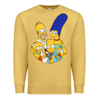 Antique Gold simpson Premium Sweatshirt - linhVisuals