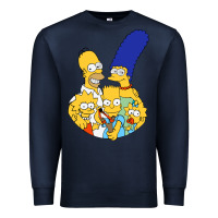 Navy simpson Premium Sweatshirt - linhVisuals
