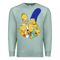 Seafoam simpson Premium Sweatshirt - linhVisuals