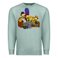Seafoam simpson family Premium Sweatshirt - linhVisuals