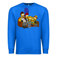 True Royal simpson family Premium Sweatshirt - linhVisuals