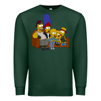 Sports Green simpson family Premium Sweatshirt - linhVisuals