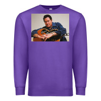 Purple lefty frizzell's music collected in ne Premium Sweatshirt - linhVisuals