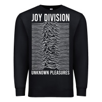 Black JOY DIVISION - UNKNOWN PLEASURES Premium Sweatshirt - linhVisuals