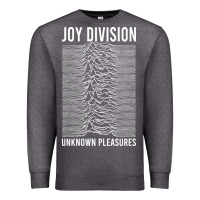 Charcoal Heather JOY DIVISION - UNKNOWN PLEASURES Premium Sweatshirt - linhVisuals