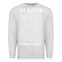 Dove Grey JOY DIVISION - UNKNOWN PLEASURES Premium Sweatshirt - linhVisuals