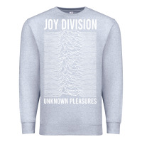 Heather Grey JOY DIVISION - UNKNOWN PLEASURES Premium Sweatshirt - linhVisuals