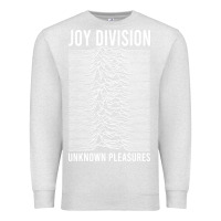Oatmeal Heather JOY DIVISION - UNKNOWN PLEASURES Premium Sweatshirt - linhVisuals