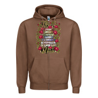 Chestnut she is mom Zipper Hoodie - JahusDesignShop
