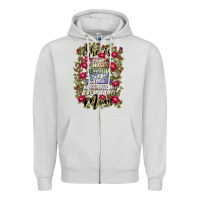 Dove Grey she is mom Zipper Hoodie - JahusDesignShop