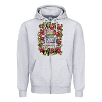Heather Grey she is mom Zipper Hoodie - JahusDesignShop