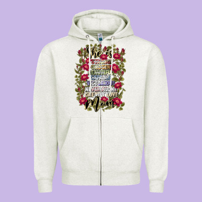 She Is Mom Zipper Hoodie Designed By Jahusdesignshop