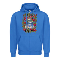 True Royal she is mom Zipper Hoodie - JahusDesignShop