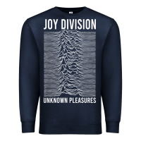 Navy JOY DIVISION - UNKNOWN PLEASURES Premium Sweatshirt - linhVisuals
