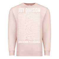 Pale Pink JOY DIVISION - UNKNOWN PLEASURES Premium Sweatshirt - linhVisuals