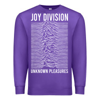 Purple JOY DIVISION - UNKNOWN PLEASURES Premium Sweatshirt - linhVisuals