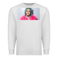 Oatmeal Heather chinese rappers beef with lil pump Premium Sweatshirt - linhVisuals