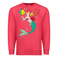 Cardinal ariel mermaid Premium Sweatshirt - linhVisuals