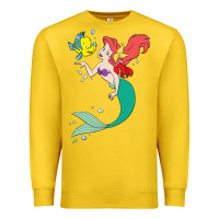 Lemon ariel mermaid Premium Sweatshirt - linhVisuals