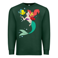 Sports Green ariel mermaid Premium Sweatshirt - linhVisuals