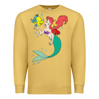 Antique Gold ariel mermaid Premium Sweatshirt - linhVisuals