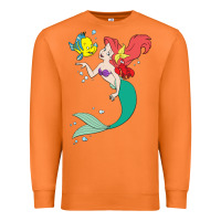 Carrot ariel mermaid Premium Sweatshirt - linhVisuals