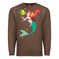 Chestnut ariel mermaid Premium Sweatshirt - linhVisuals