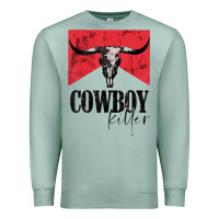 Seafoam cowboy killer tshirt Premium Sweatshirt - linhVisuals