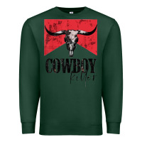 Sports Green cowboy killer tshirt Premium Sweatshirt - linhVisuals