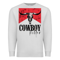 Dove Grey cowboy killer tshirt Premium Sweatshirt - linhVisuals
