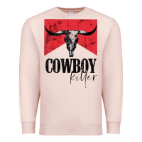 Pale Pink cowboy killer tshirt Premium Sweatshirt - linhVisuals