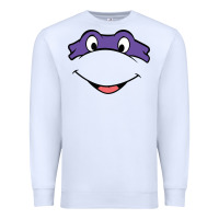 White donatello Premium Sweatshirt - linhVisuals