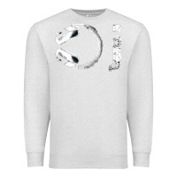 Oatmeal Heather dj music tshirt Premium Sweatshirt - linhVisuals