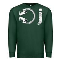 Sports Green dj music tshirt Premium Sweatshirt - linhVisuals