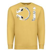 Antique Gold dj music tshirt Premium Sweatshirt - linhVisuals