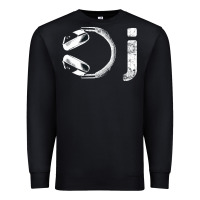 Black dj music tshirt Premium Sweatshirt - linhVisuals