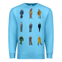 Ocean Blue killing eve, villanelle,jodie comer,villanelle jesus,drag,drag king,po Premium Sweatshirt - linhVisuals