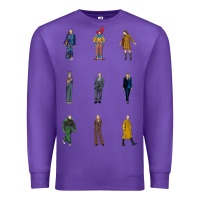 Purple killing eve, villanelle,jodie comer,villanelle jesus,drag,drag king,po Premium Sweatshirt - linhVisuals