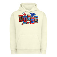 Pigment Pistachio usa nurse Urban Hoodie - RanaPortraitStore