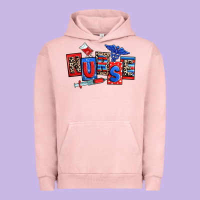 Usa Nurse Urban Hoodie Designed By Ranaportraitstore